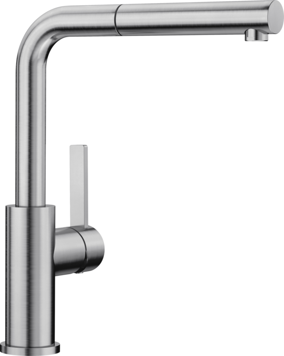 Baterie bucătărie Blanco LANORA-S – inox masiv perlat HD