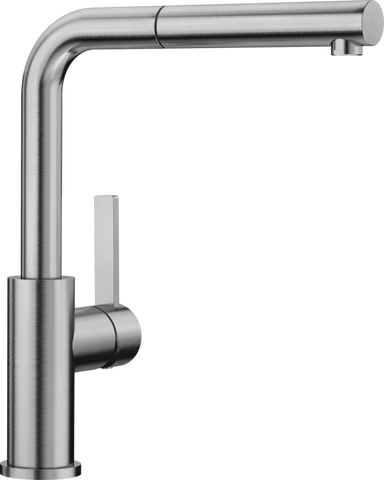 Baterie bucătărie Blanco LANORA-S – inox masiv perlat HD