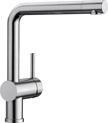 Baterie bucătărie Blanco LINUS – inox lucios HD