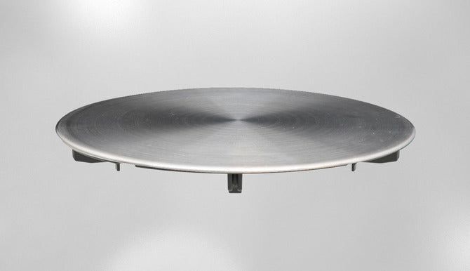 229101 DECORATIVE BASKET COVER Ø114, SATIN STEEL