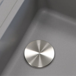 229101 DECORATIVE BASKET COVER Ø114, SATIN STEEL