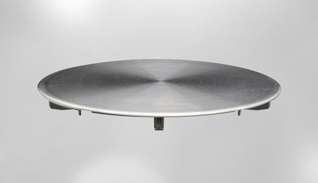 229101 DECORATIVE BASKET COVER Ø114, SATIN STEEL