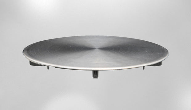 229101 DECORATIVE BASKET COVER Ø114, SATIN STEEL