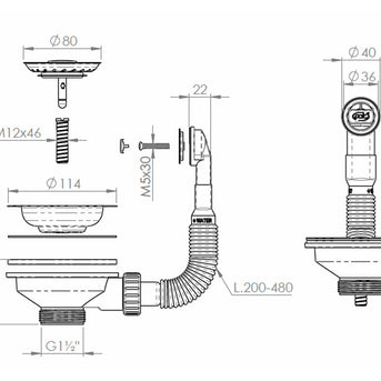 229702 VENTIL GOLD PENTRU SCURGERE