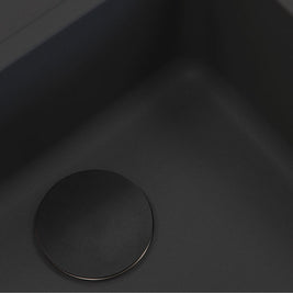 229801 DECORATIVE BASKET COVER Ø114, BLACK