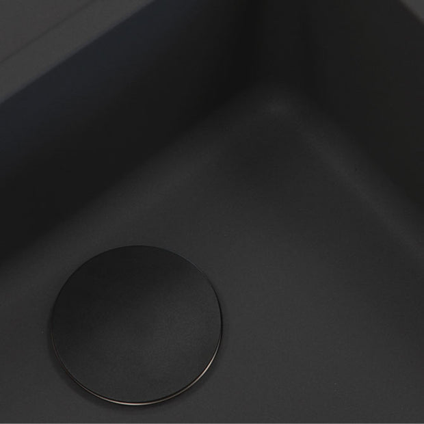 229801 DECORATIVE BASKET COVER Ø114, BLACK