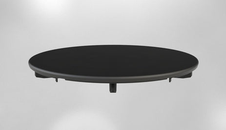 229801 DECORATIVE BASKET COVER Ø114, BLACK