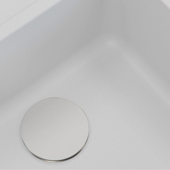 229901 DECORATIVE BASKET COVER Ø114, WHITE