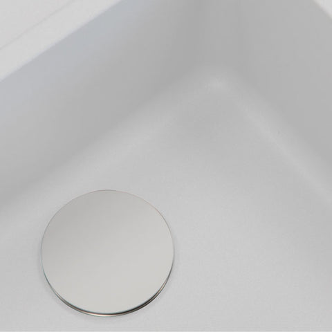 229901 DECORATIVE BASKET COVER Ø114, WHITE