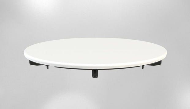 229901 DECORATIVE BASKET COVER Ø114, WHITE