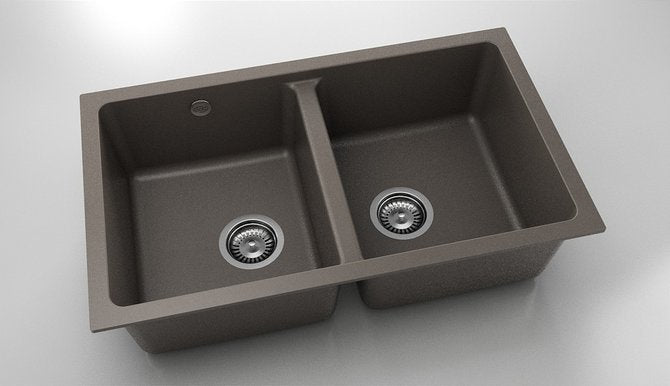 245 CHIUVETĂ CU DOUĂ CUVE CU TREI TIPURI DE INSTALARE