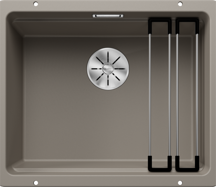 Chiuvetă bucătărie Silgranit Blanco ETAGON 500-U trufe 530×460 mm