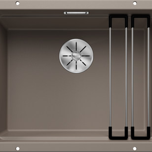 Chiuvetă bucătărie Silgranit Blanco ETAGON 500-U trufe 530×460 mm