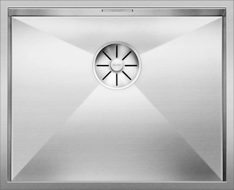 Chiuvetă bucătărie inox Blanco ZEROX 500-U Satin 540 × 440 mm