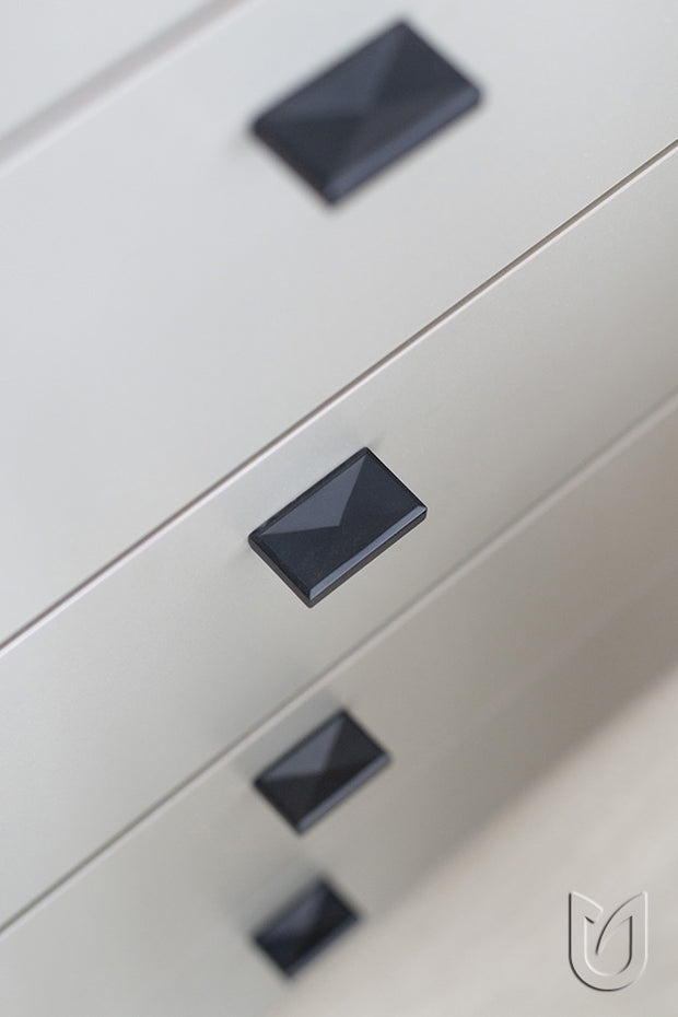 Buton pentru mobilă Tulip Envel 32 – nichel periat, zamac (rectangular)