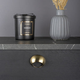 Buton pentru mobilă Tulip Kink 32 – nichel periat, metal (design tip „inel”)