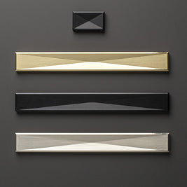 Buton pentru mobilă Tulip Envel 32 – nichel periat, zamac (rectangular)