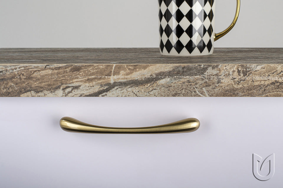 Buton pentru mobilă Tulip Kink 32 – nichel periat, metal (design tip „inel”)