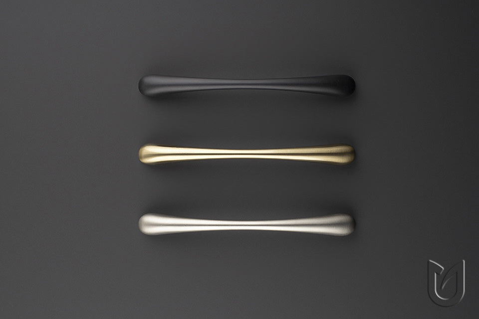 Buton pentru mobilă Tulip Kink 32 – nichel periat, metal (design tip „inel”)