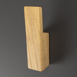 Buton pentru mobilă Tulip Xin – stejar lăcuit, lemn/metal