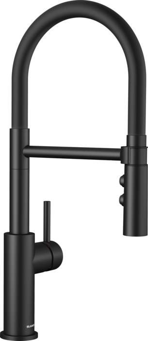 Baterie bucătărie Blanco CATRIS-S FLEXO – negru mat HD