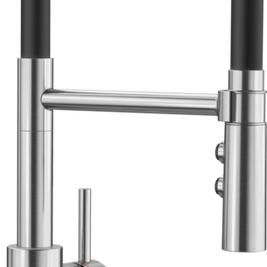 Baterie bucătărie Blanco CATRIS-S FLEXO – PVD steel HD