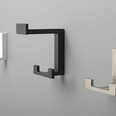 Agățătoare pentru cuier Tulip Kara S – alb lucios, finisaj glossy, 60 × 15 × 40 mm, 1 cârlig, zamac, montaj frontal, șuruburi incluse