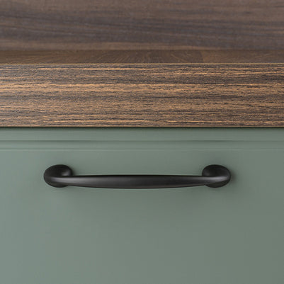 Mâner pentru mobilier Tulip Uroso – crom lucios (polished), zamac, interax 96 mm