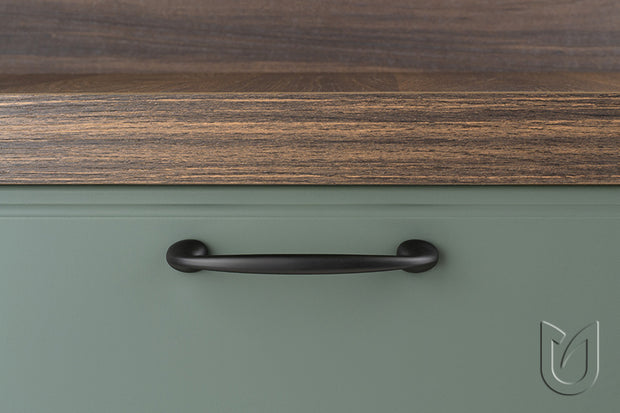 Mâner pentru mobilier Tulip Uroso – crom lucios (polished), zamac, interax 96 mm