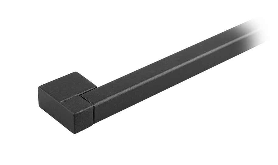 Mâner pentru mobilier Tulip Resina – negru mat, zamac, interax 1056 mm