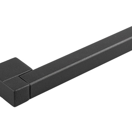 Mâner pentru mobilier Tulip Resina – negru mat, zamac, interax 1056 mm