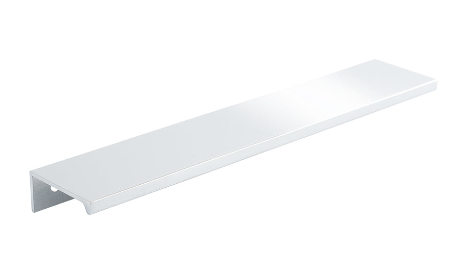 Mâner profil pentru mobilier Tulip Lucata 96/116 – aluminiu, crom lucios, interax 96 mm
