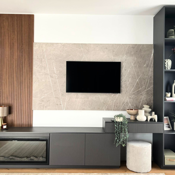 Mobilier pentru living realizat la comandă de NORVINIA