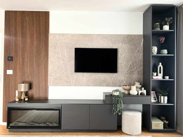 Mobilier pentru living realizat la comandă de NORVINIA