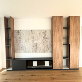 Mobilier pentru living realizat la comandă de NORVINIA