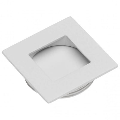 Buton mobilă îngropat B226, 40x40 mm, alb mat