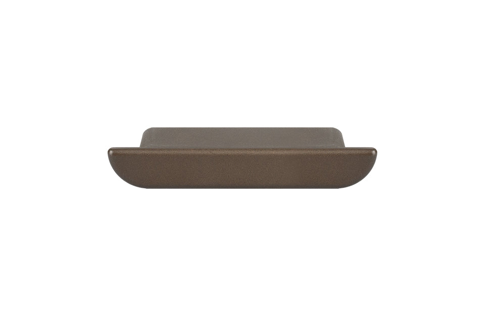 Mâner pentru mobilier Tulip Yuma – maro mat, metal, interax 64 mm