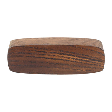 Mâner pentru mobilier Tulip Chico – nuc lăcuit, lemn, interax 96 mm