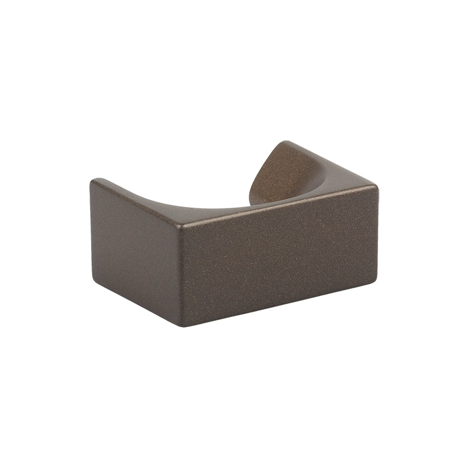 Buton pentru mobilă Tulip Recife II 32 – maro mat, metal (rectangular)