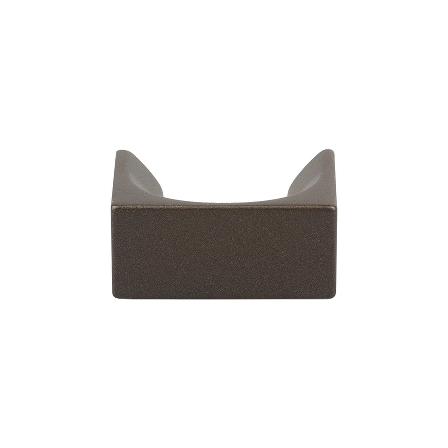 Buton pentru mobilă Tulip Recife II 32 – maro mat, metal (rectangular)