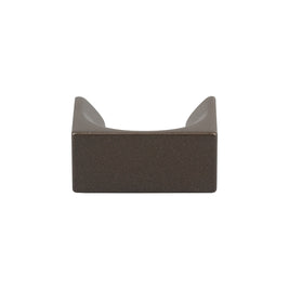 Buton pentru mobilă Tulip Recife II 32 – maro mat, metal (rectangular)