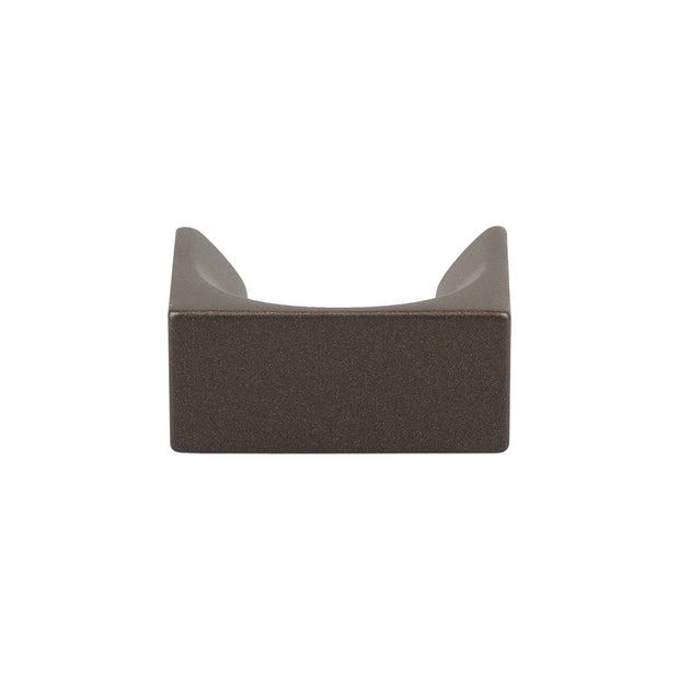 Buton pentru mobilă Tulip Recife II 32 – maro mat, metal (rectangular)