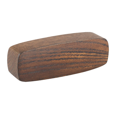 Mâner pentru mobilier Tulip Chico – nuc lăcuit, lemn, interax 96 mm