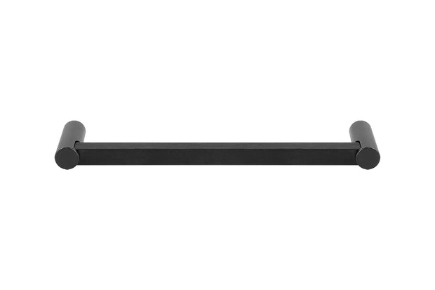 Mâner pentru mobilier Tulip Cory – negru periat, metal, interax 160 mm