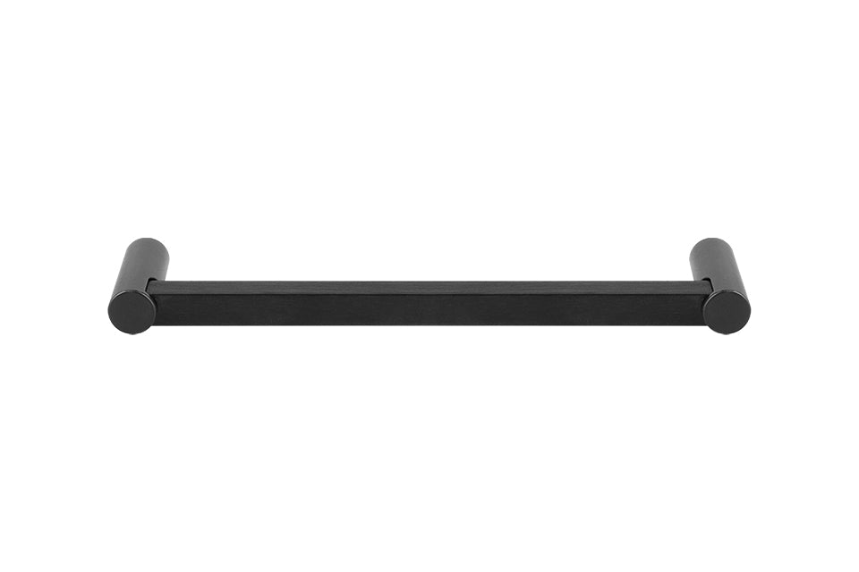 Mâner pentru mobilier Tulip Cory – negru periat, metal, interax 320 mm