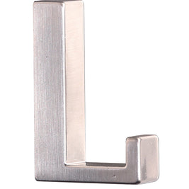 Agățătoare pentru cuier Tulip Kara S – nichel periat, finisaj mat, 60 mm, 1 cârlig, zamac, montaj frontal, șuruburi incluse