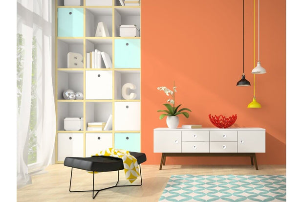 Buton mobilă îngropat B224, 40 mm, alb mat