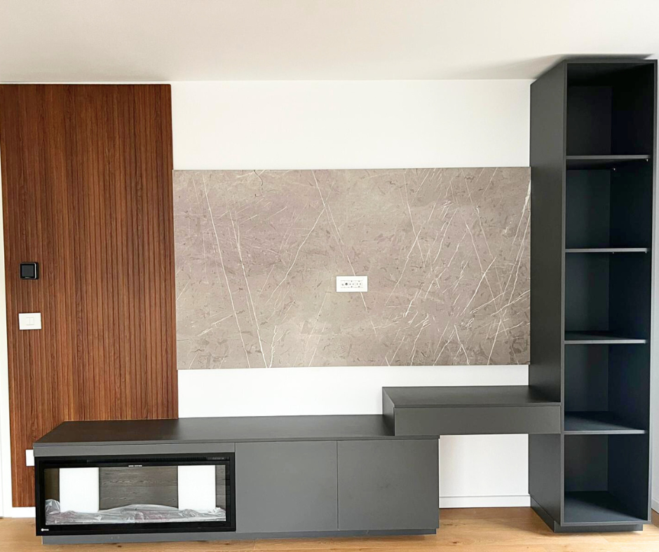 Mobilier pentru living realizat la comandă de NORVINIA