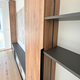 Mobilier pentru living realizat la comandă de NORVINIA