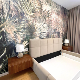 Mobilier la comandă din MDF termoformat pentru dormitor - noptiere și dressing